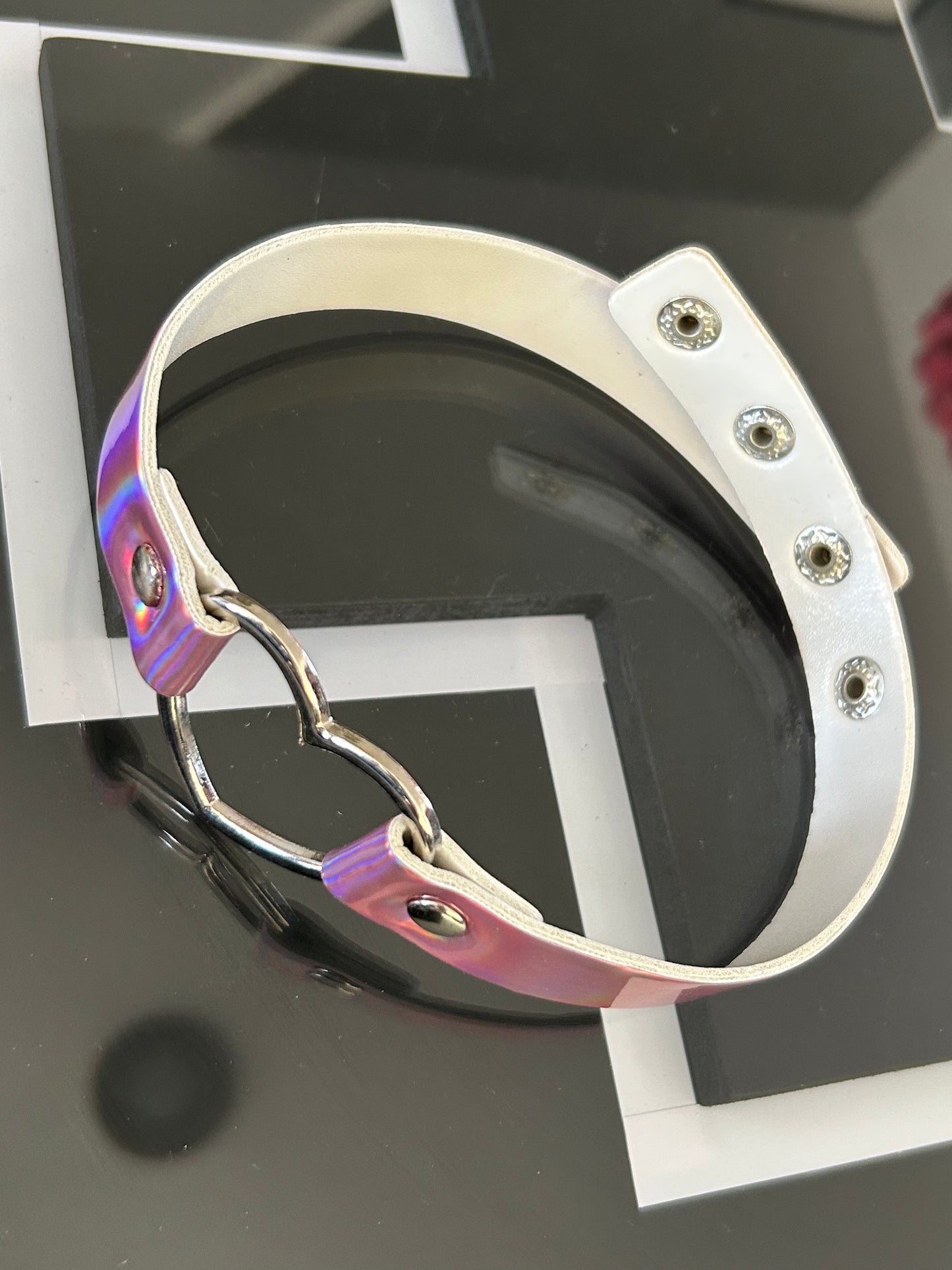 Choker Rosa Metálico